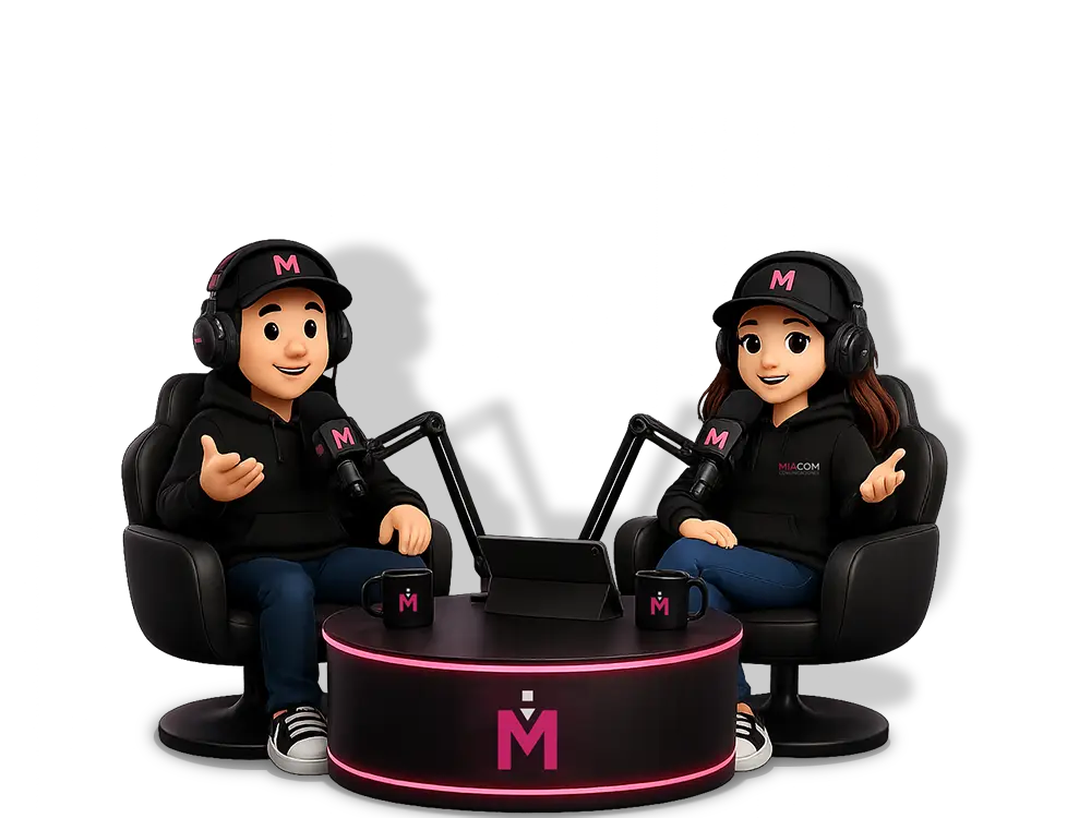 Agencia MIACOM ofreciendo servicios de comunicación, producción audiovisual y medios en Colombia